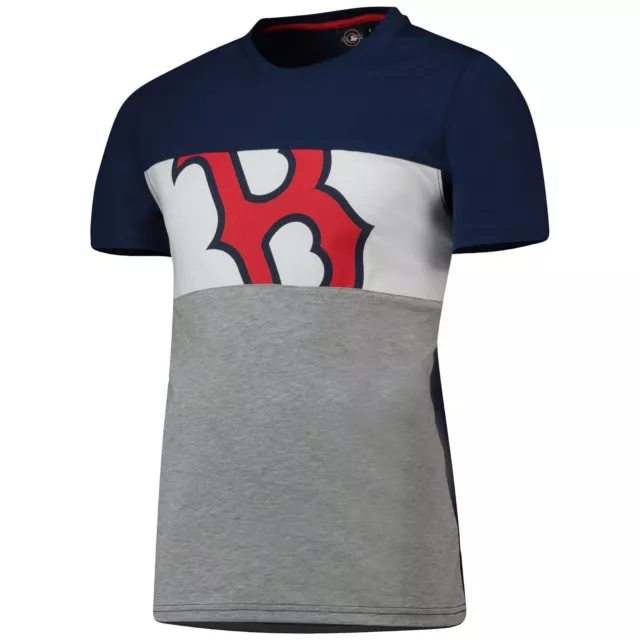 MLB Baseball Boston Red Sox T-Shirt Cut Sew Logo