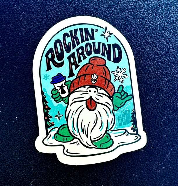 DUTCH BROS STICKER November RELEASE Date 2023 ROCKIN’ Around COFFEE