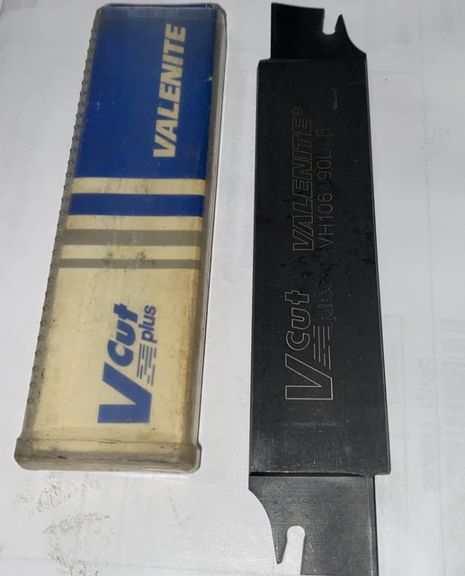 Valenite VH106 90L 3 V Cut Plus. Parting, Grooving, Cut-Off Blade USA!