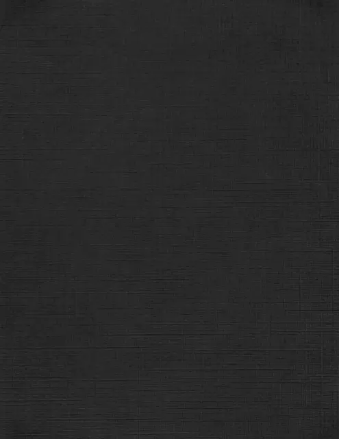 Luxpaper 8.5” X 11” Cardstock for Crafts and Cards in 100 Lb. Black Linen, Scra