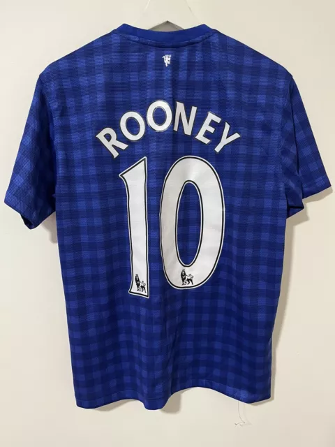 Manchester United 2012-13 Nike Wayne Rooney #10 Authentic Jersey Size Medium