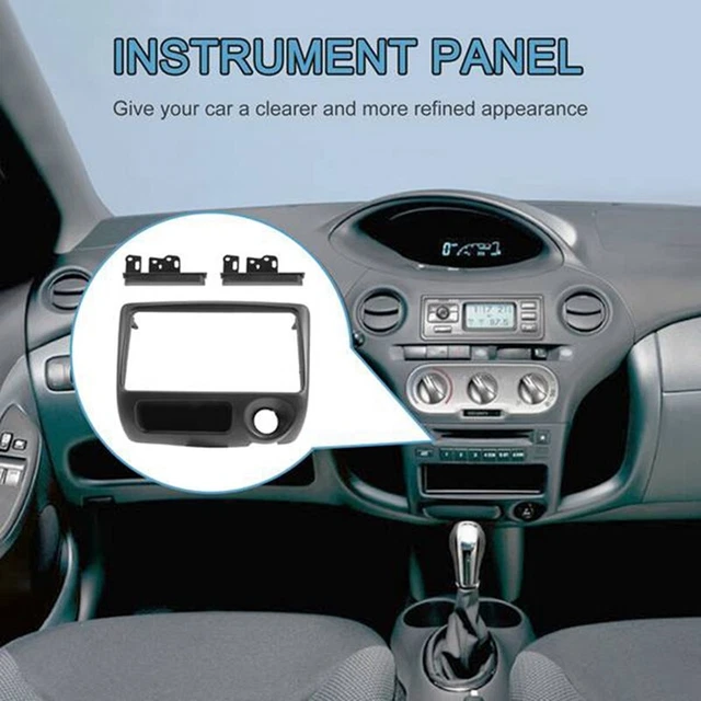 Cruscotto autoradio 2 din per Yaris Echo Vitz 1999-2005, DVD-Stereo-P8412