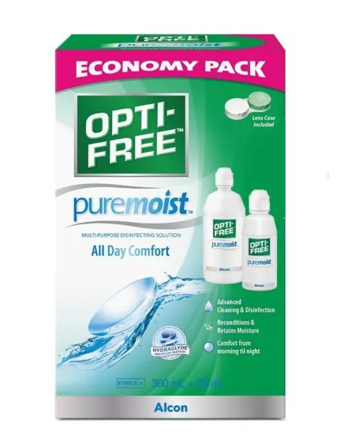 Opti Free Pure Moist All Day Comfort Hydraglyde  Economy Pack Optifree PureMoist