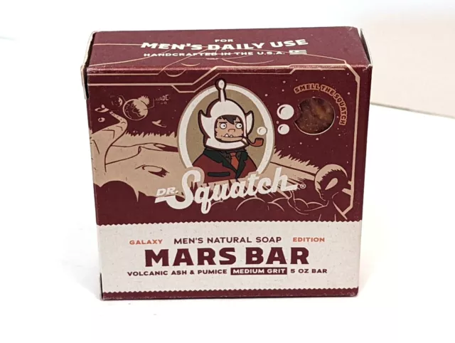 Dr Squatch Mars Bar Medium Grit Galaxy Collection Limited Edition Soap 5 Oz Bar