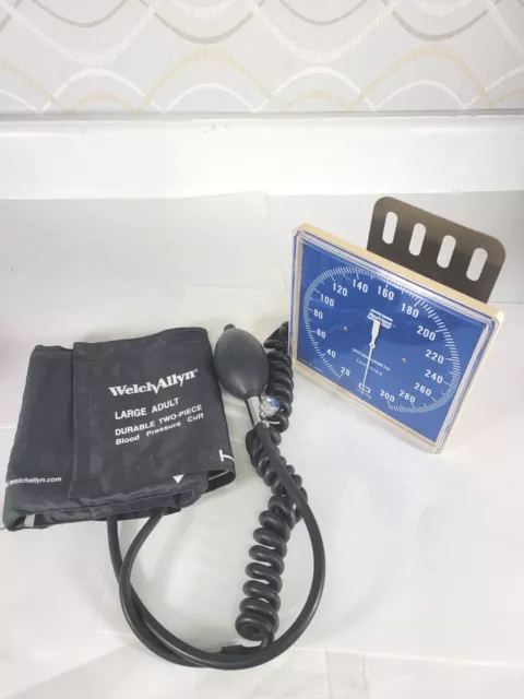 BMS Resident Wall Mount Aneroid Sphygmomanometer Gauge with welch AllyAdult Cuff