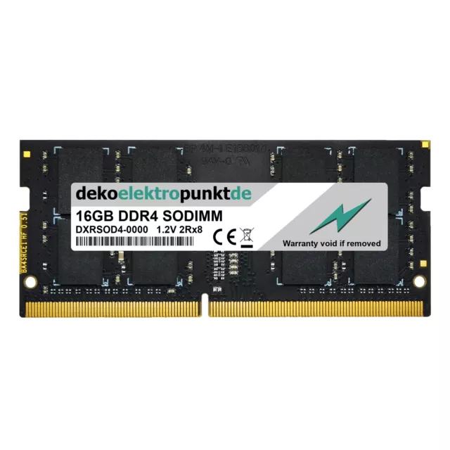 16GB Ram Speicher passend für Microstar (MSI) WE62 7RJ (DDR4-19200)