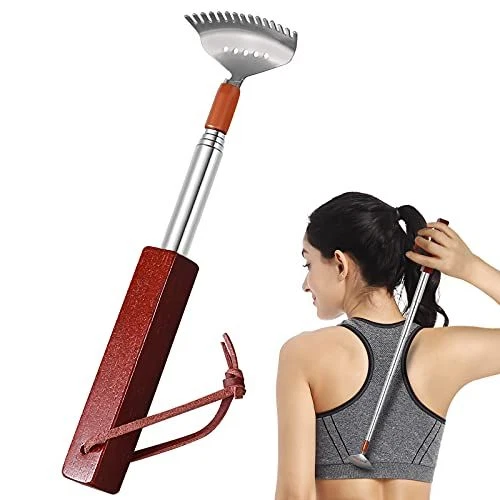 TOPNPEKO Back Scratcher Extendable, Wall Mount Itching 24''