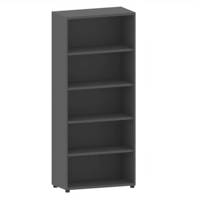 Aktenregal 5 OH 183x80x40cm Holzregal Büroregal Bücherregal Standregal Holz