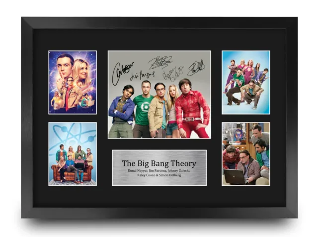 The Big Bang Theory Framed Autograph A3 Photo Print for TV Fan