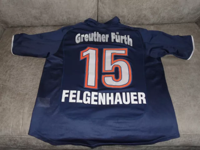 Rare Nike Greuther Furth Matchworn Shirt - 2000 - 2001 - #15 - Felgenhauer