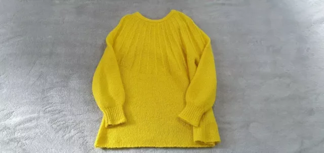 Girl's Zara Bright Yellow winter Jumper Knitwear, 10 years old