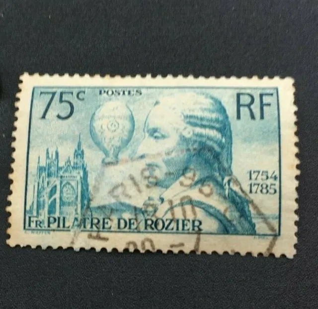 Timbre FRANCE Yvert et Tellier n°313 Obl (Cyn37L) stamp
