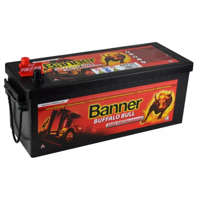 Batterie Banner Camion 64503 12v 145ah 800A SHD