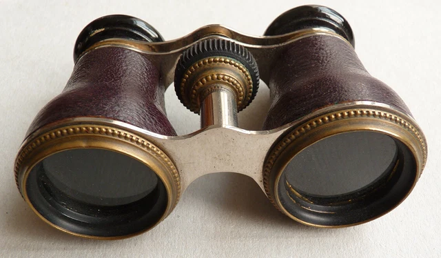 Jumelles De Théâtre Vintage LEMIERE, Grossissement 7x, Avec étui En Cuir
