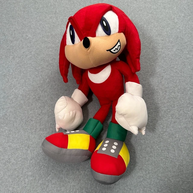 KNUCKLES THE ECNIDNA 19912005 18" + Toy Network Sonic The Hedgehog
