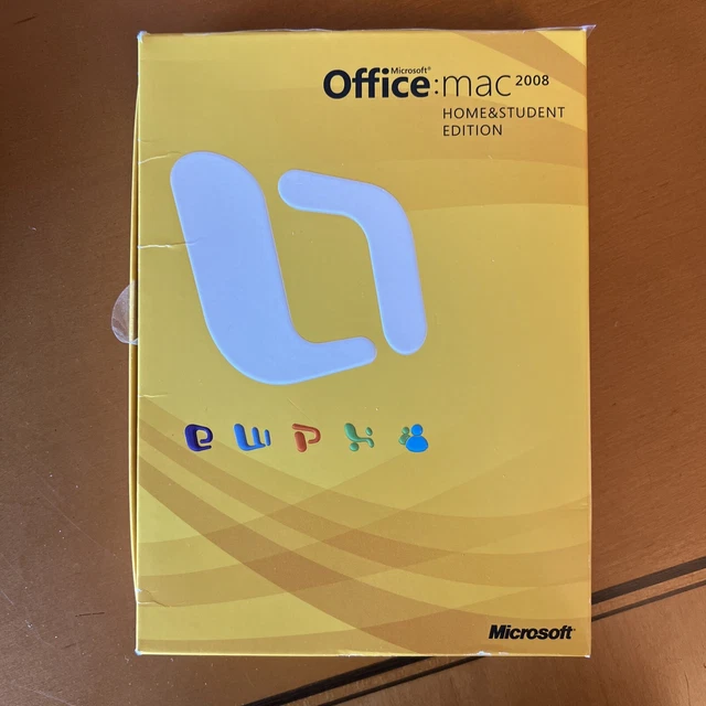 Microsoft Office 2008 Home & Student Edition for Mac For 3 Users