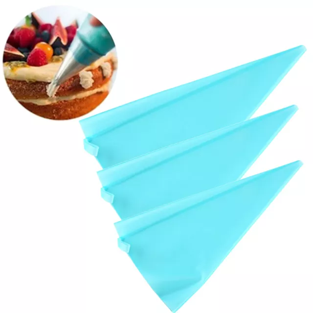 3 un. bolsas de pastelería de poliuretano termoplástico de diferentes tamaños bolsas de hielo para hornear pastel de galletas