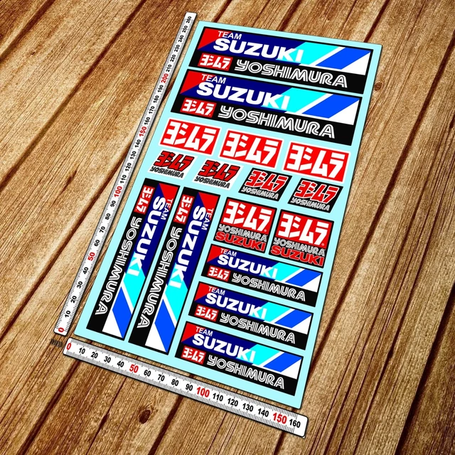 Kit Autocollants Suzuki GSXR Laminés – Décalcos GSX-R 600 1000 Yoshimura 750
