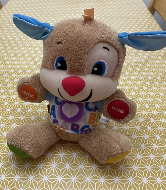 FISHER PRICE LEARNING ABC Talking Teddy Bear Smart Stages Musical Songs ...