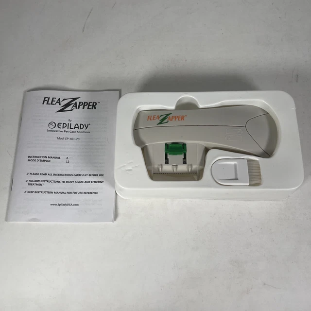 Electronic Flea Comb Zapper Epilady - Electric Flea Comb Safe for Cats, Dogs 2