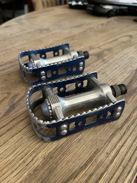 TIOGA BMX PEDAL Surefoot MX オールド 1/2 Tioga Surefoot III SR Japan Vintage BMX Pedals 9/16 Rare VGC