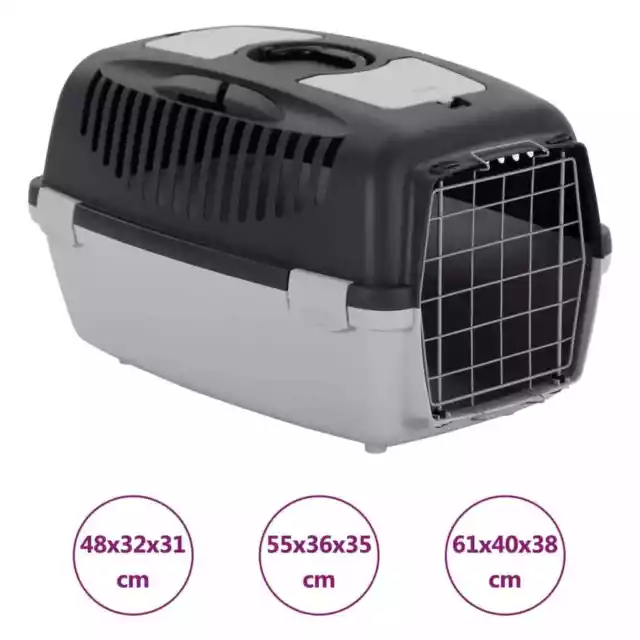 Cage de Transport Animaux de Compagnie Caisse Petit Chien Chat Lapin PP