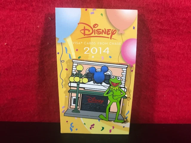 DISNEY PIN KERMIT The Frog Muppets Chase Visa Card 2014 Exclusive NEW