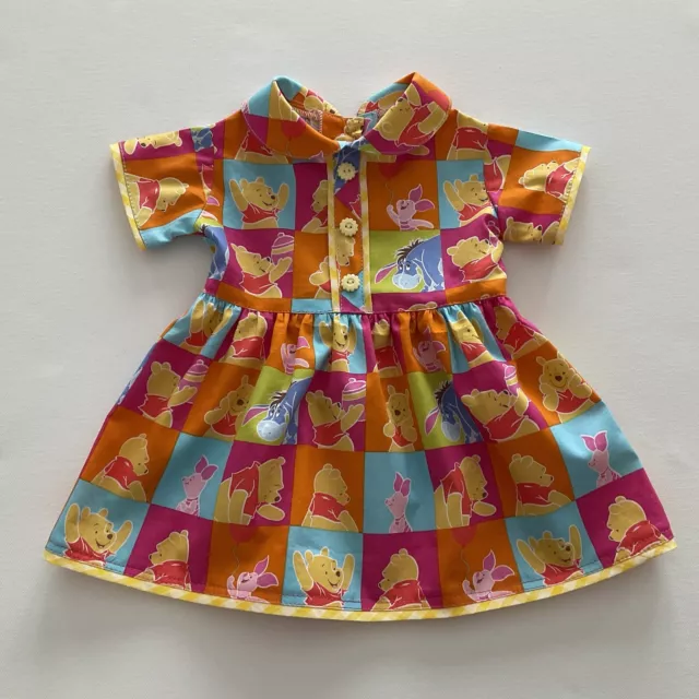 Winnie the Pooh Reborn Doll Dress / Baby Girl Dress Size 0000 (fit Newborn) BNWT
