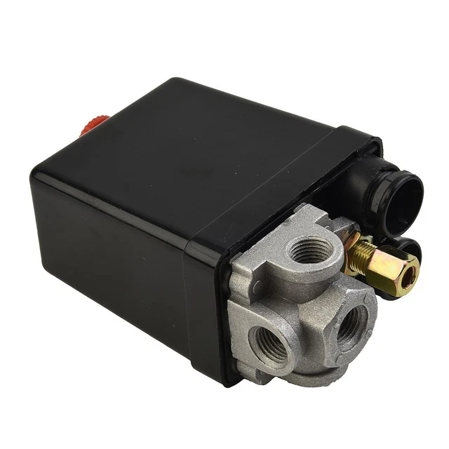 Pressostat Compresseur Air 220V G1/4 0.5-1.2 MPa - Soupape Commande Automatique
