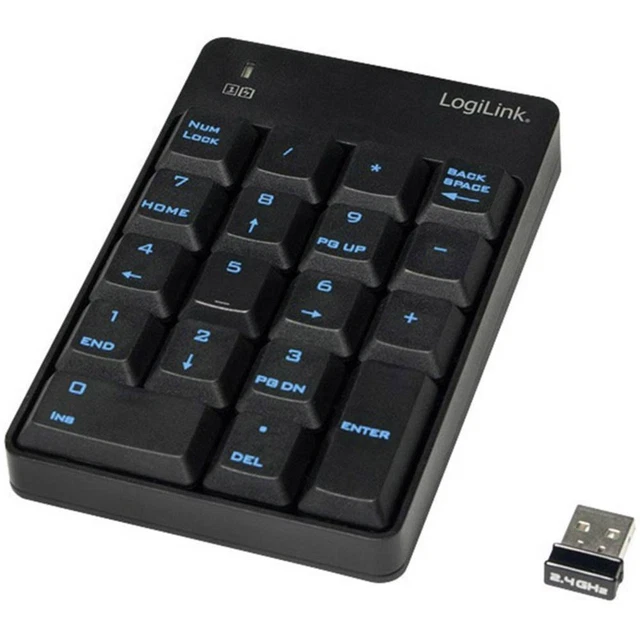 LogiLink ID0120 radio Pavé numérique noir