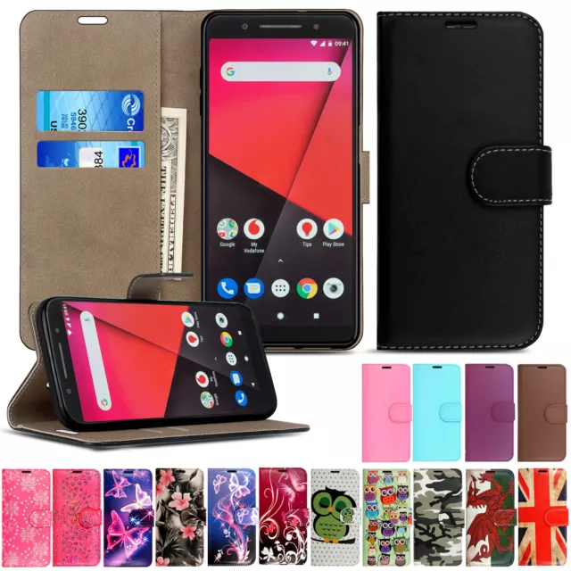 Case For Vodafone Smart V10 X9 N8 E8 Flip Leather Shockproof Wallet Phone Cover