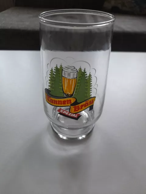 Vintage Glas 4er Set Biergläser  Biertulpen RETRO Sammlerstücke 3