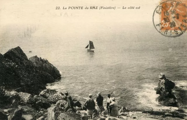 *18262 cpa La Pointe du Raz - le Côté est