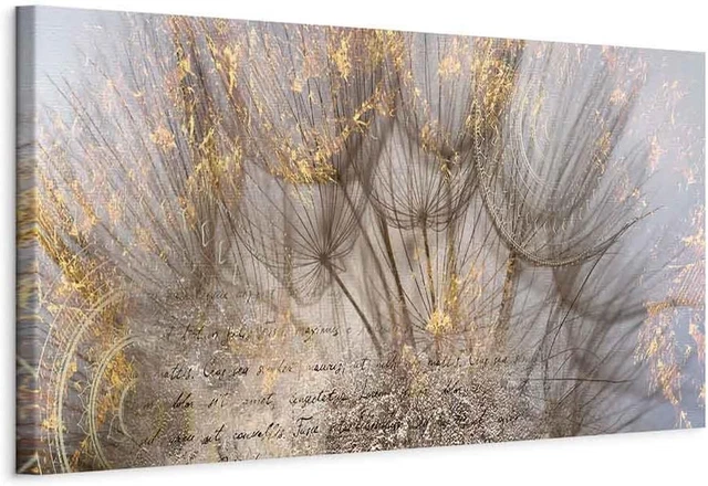 Quadro Astratto Su Tela 135x45 Cm - Stampa Moderna, Per Camera Da Letto, Senza Cornice