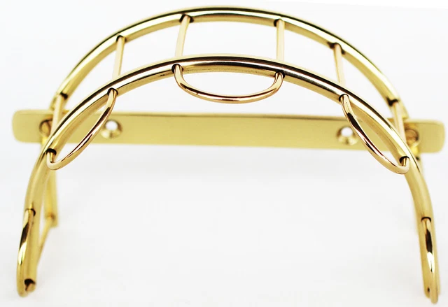 Metal Horse Equestrian Stable Wall Mounted Bridle Tack Rack Holder 6740