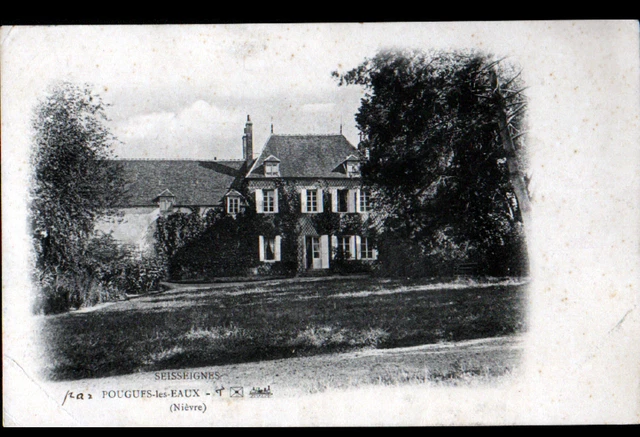 POUGUES-les-EAUX (58) VILLA-MANOIR "SEISSEIGNES" in 1919