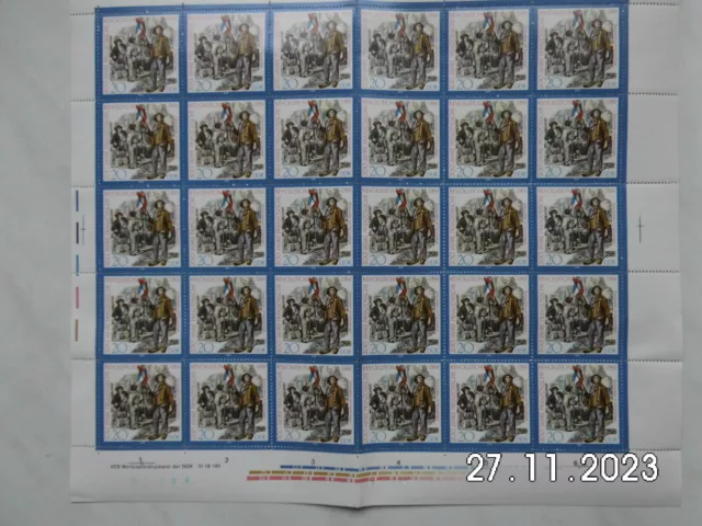Stamps Sheet 200 Years of the French Revolution