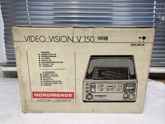 NORDMENDE VIDEO VISION V-150 VHS-C Videorecorder NEU inkl. OVP - vom Händler