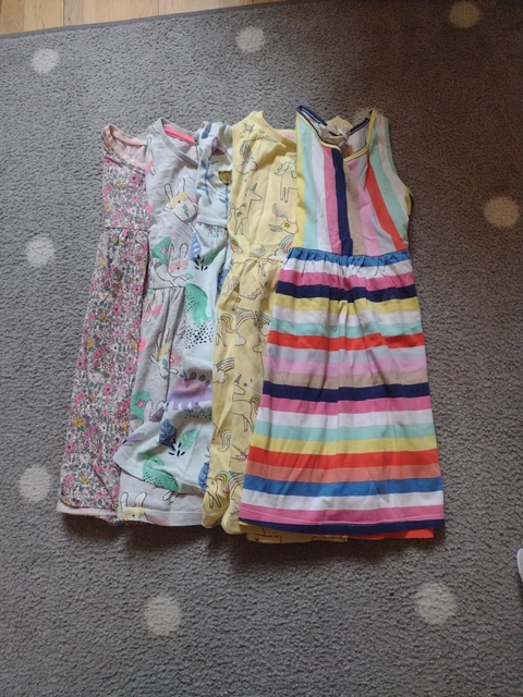 Girls Bundle Cotton Dresses 4-5 Years