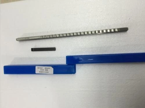 New HSS 6mm C1 Push-Type Keyway Broach Metric Size HSS Keyway Cutting Tool