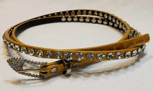 Ceinture cuir femme - country - strass - Accessoires & Bagagerie