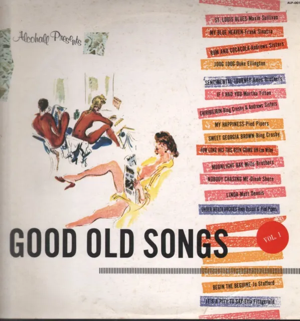 Various Artists Good Old Songs Vol.1 LP vinyl Japan Alcohall 1983 Sleeve has age