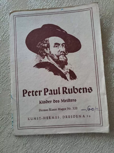 Peter Paul Rubens Kinder des Meisters Kunst Mappe Nr. XIII, 4 Vierfarbendruck...