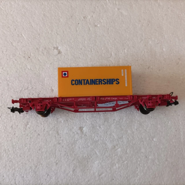 Wagon plat Lgs porte-conteneur Piko