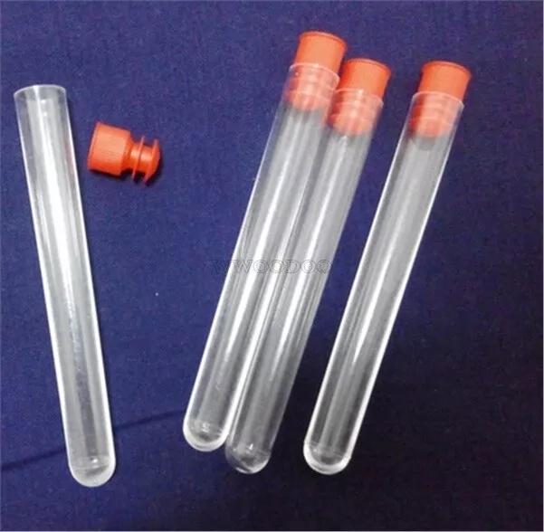 Plastic Serum Sample Tube 15*100MM With Sealed Cap 5/Pces rg