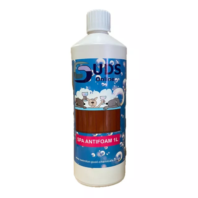 1 Litre No Foam Away Anti Foamer Fix Foaming Chemicals Hot Tub Spa Hot tub Spas