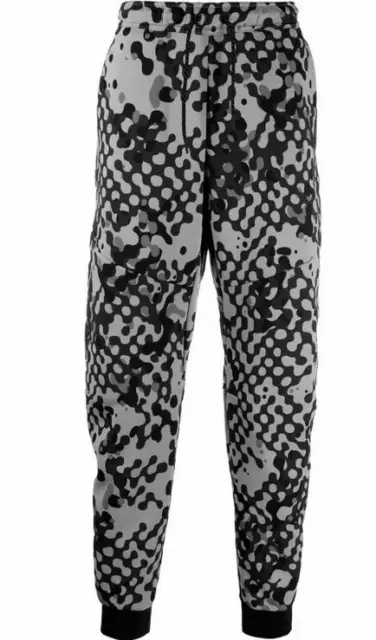 Nike Tech Fleece Camo Joggers Pants Size Xxl 2Xl Slim Fit Grey Dd4692-070 2