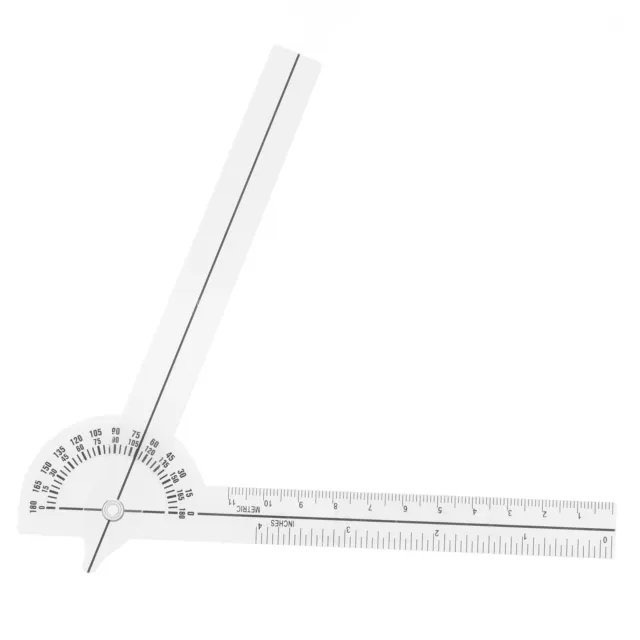 Finger Goniometer Angle Protractor Ruler Body Measuring 180 Degree For Joint ABE