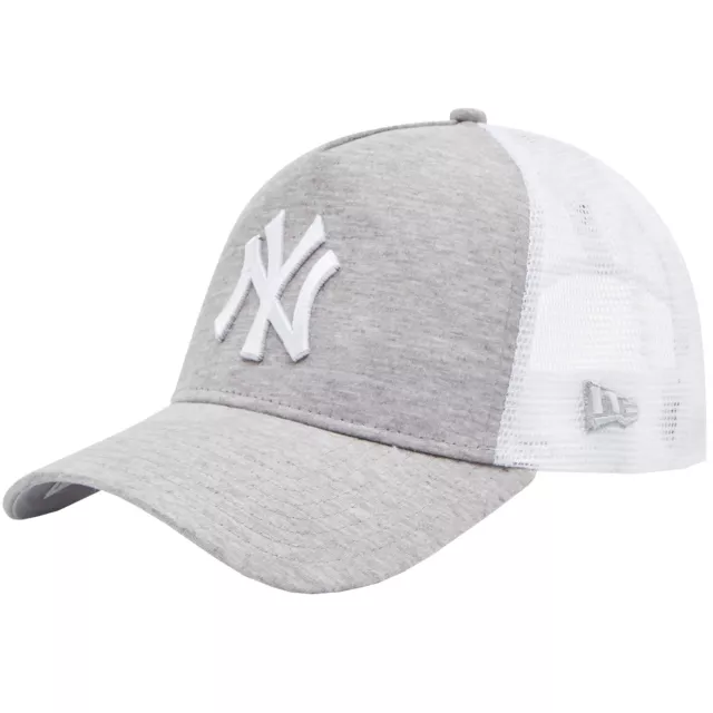 Cap Herren, New Era Jersey Ess 9FORTY New York Yankees Trucker Cap, Grau