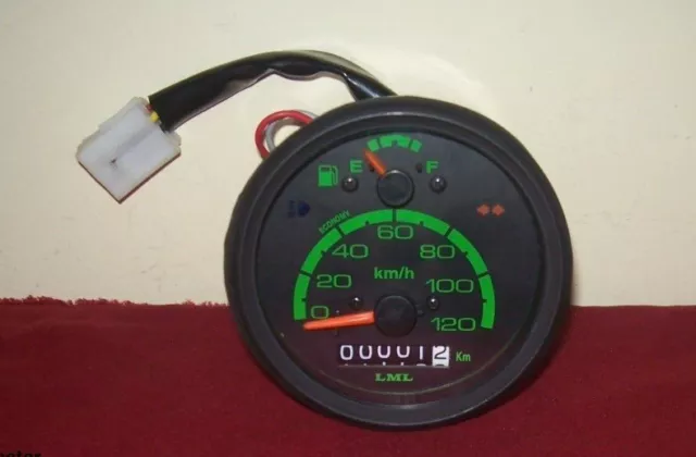 Brand New Vespa Speedometer 120 Kmph Lml Nv P125X P150X P200E Justroyal